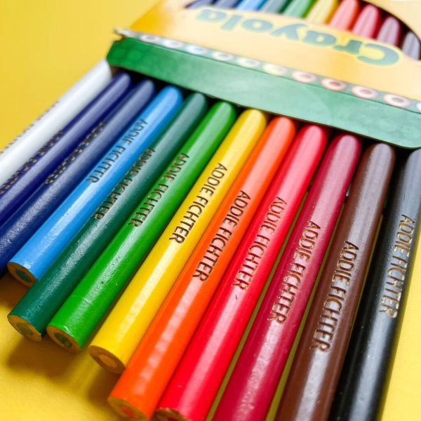 Custom Engraved Crayola Pencils