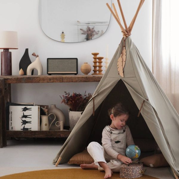 Laurel Green Cotton Teepee