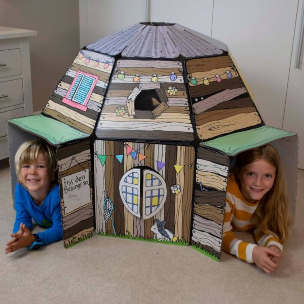 The Ultimate Den Childrens Cardboard Playhouse