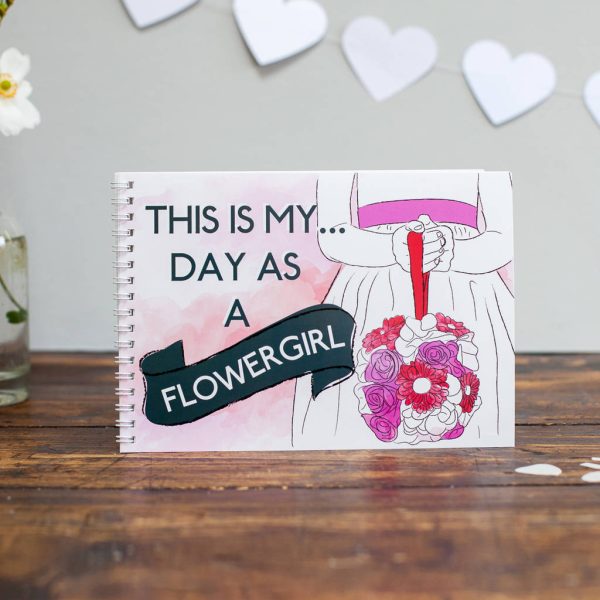 Flowergirl Wedding Activity And Keepsake Book