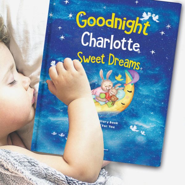 Personalised Goodnight Sweet Dreams Bedtime Story Book