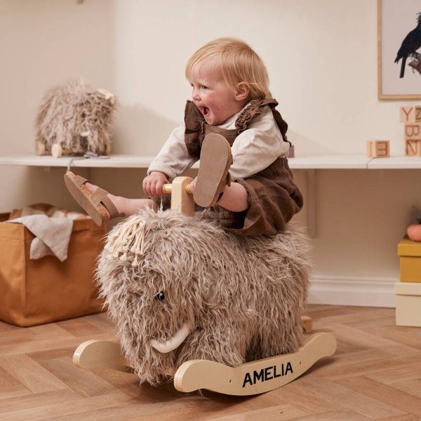 Personalised Rocking Mammoth Toy