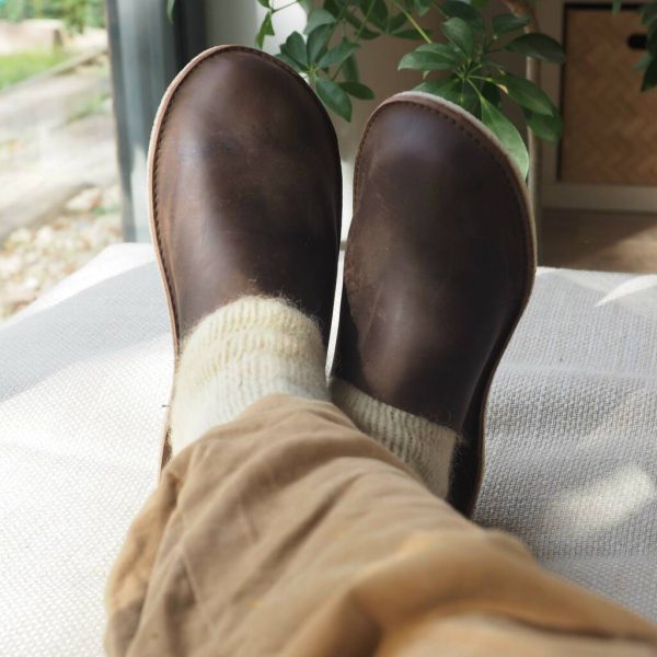 Personalised Handmade Men's Leather Slippers